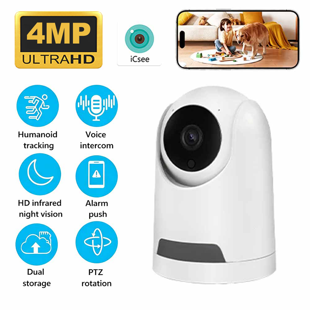 Home Cinema Sony - กล้องวงจรปิด 4MP PTZ สำหรับเด็กและสัตว์เลี้ยง WiFi 355
