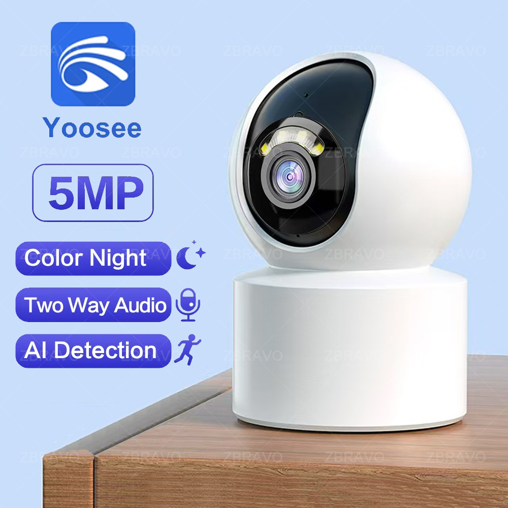 Home Cinema Sony - กล้องวงจรปิด Yoosee 5MP WiFi แบบหมุนได้ ภายในอาคาร