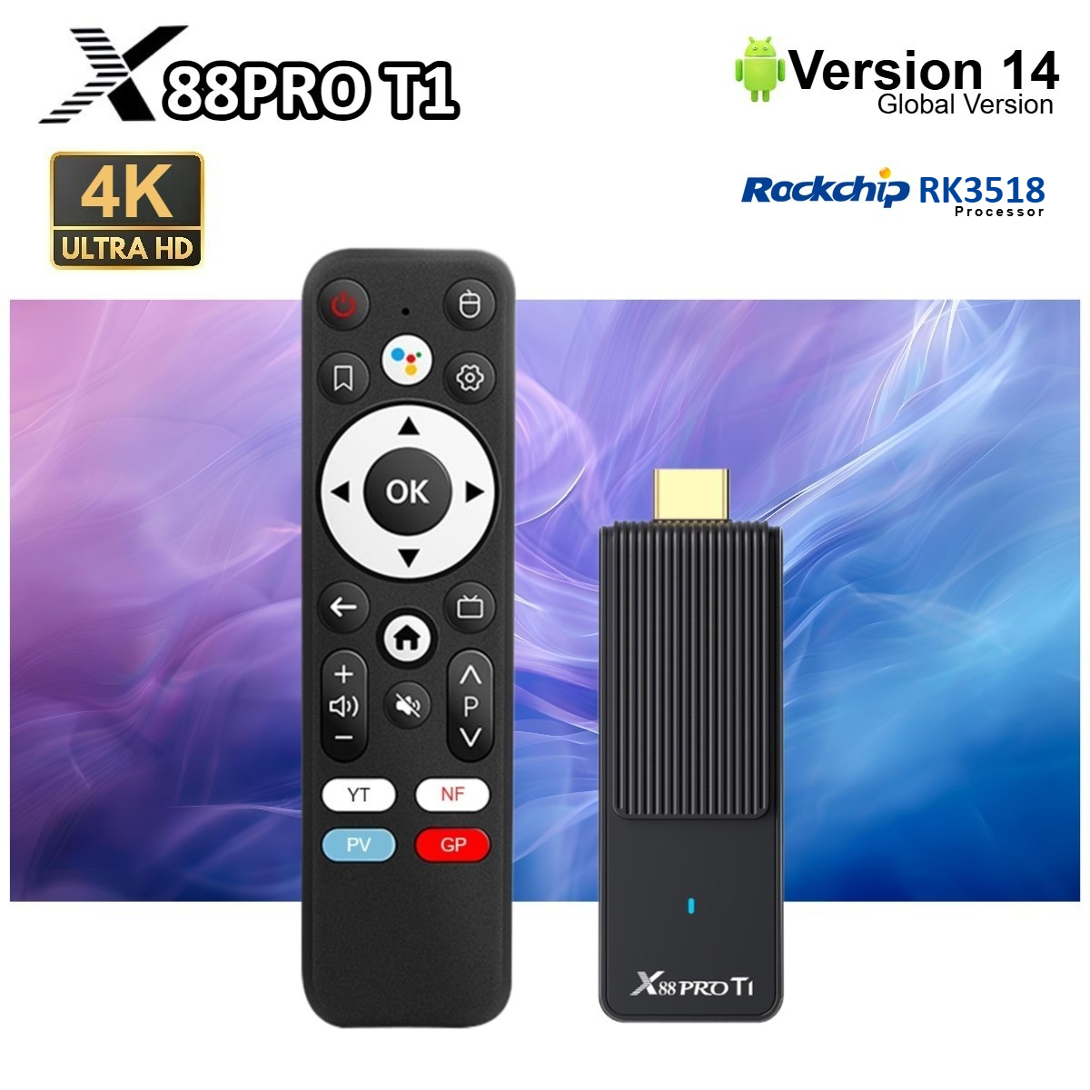 Wifi6 X88 T1 Rockchip RK3518 Q - Home Cinema Quad บทวิจารณ์และราคา