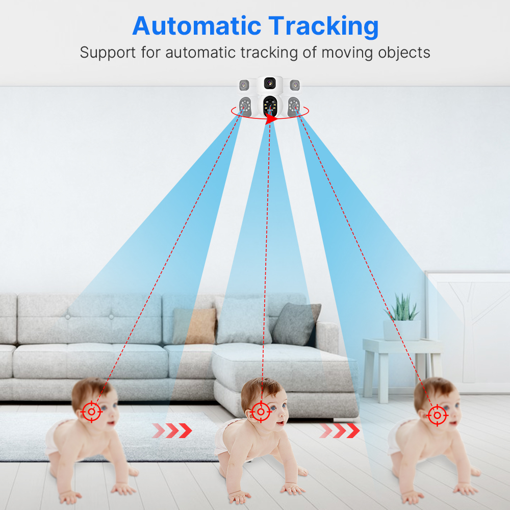 กล้องวงจรปิด Hiseeu 2K 4MP PTZ - Home Cinema Sony บทวิจารณ์และราคา