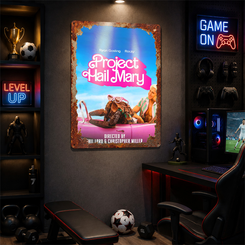 ป้ายโลหะวินเทจแบบปรับแต่งได้ ล - Home Cinema Movies บทวิจารณ์และราคา