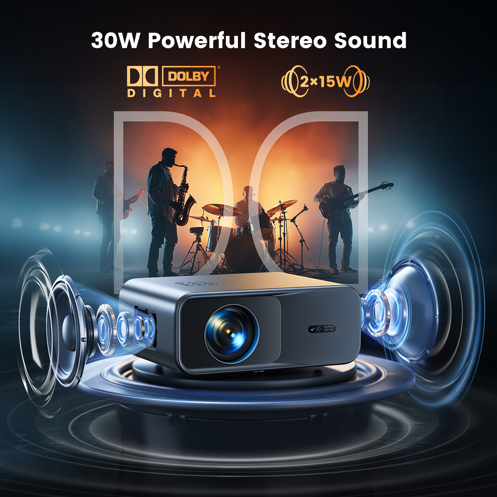 โปรเจคเตอร์ Wimius G1 4K Googl - Home Cinema Movies บทวิจารณ์และราคา