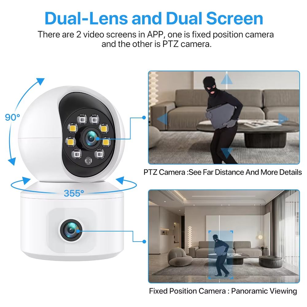 กล้องวงจรปิด WiFi IP 6MP ICSEE - Home Cinema Sony บทวิจารณ์และราคา