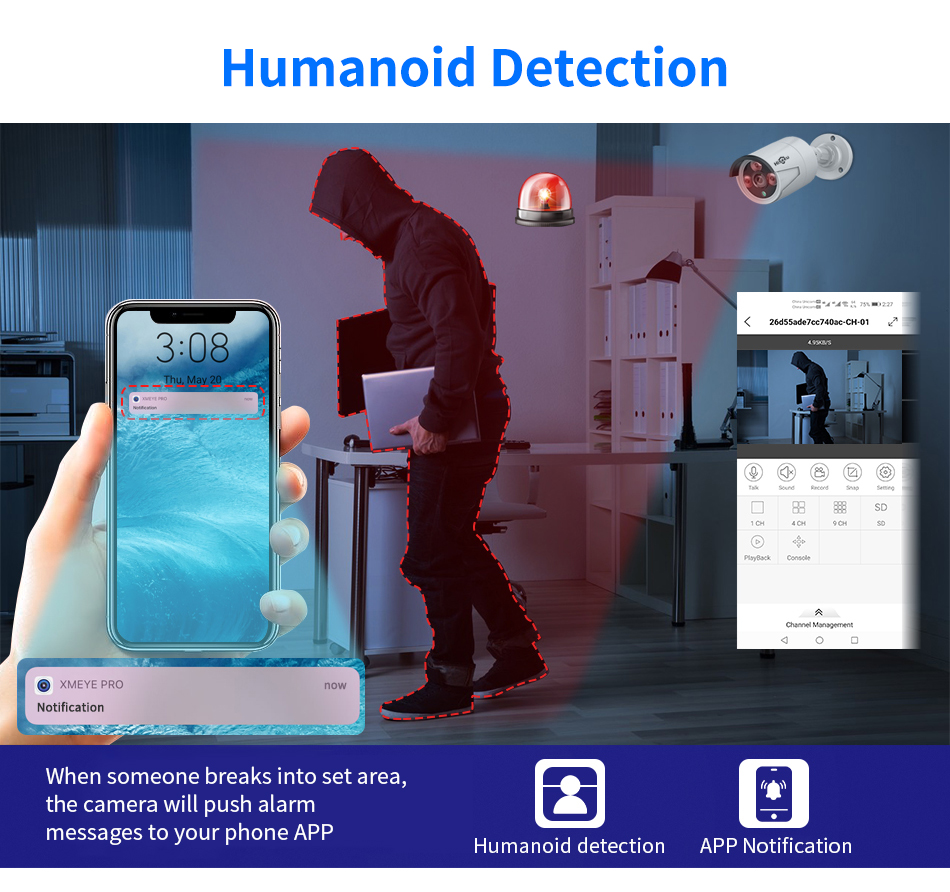Hiseeu 5MP เสียงนิรภัย IP กล้อ - Home Cinema Sony บทวิจารณ์และราคา