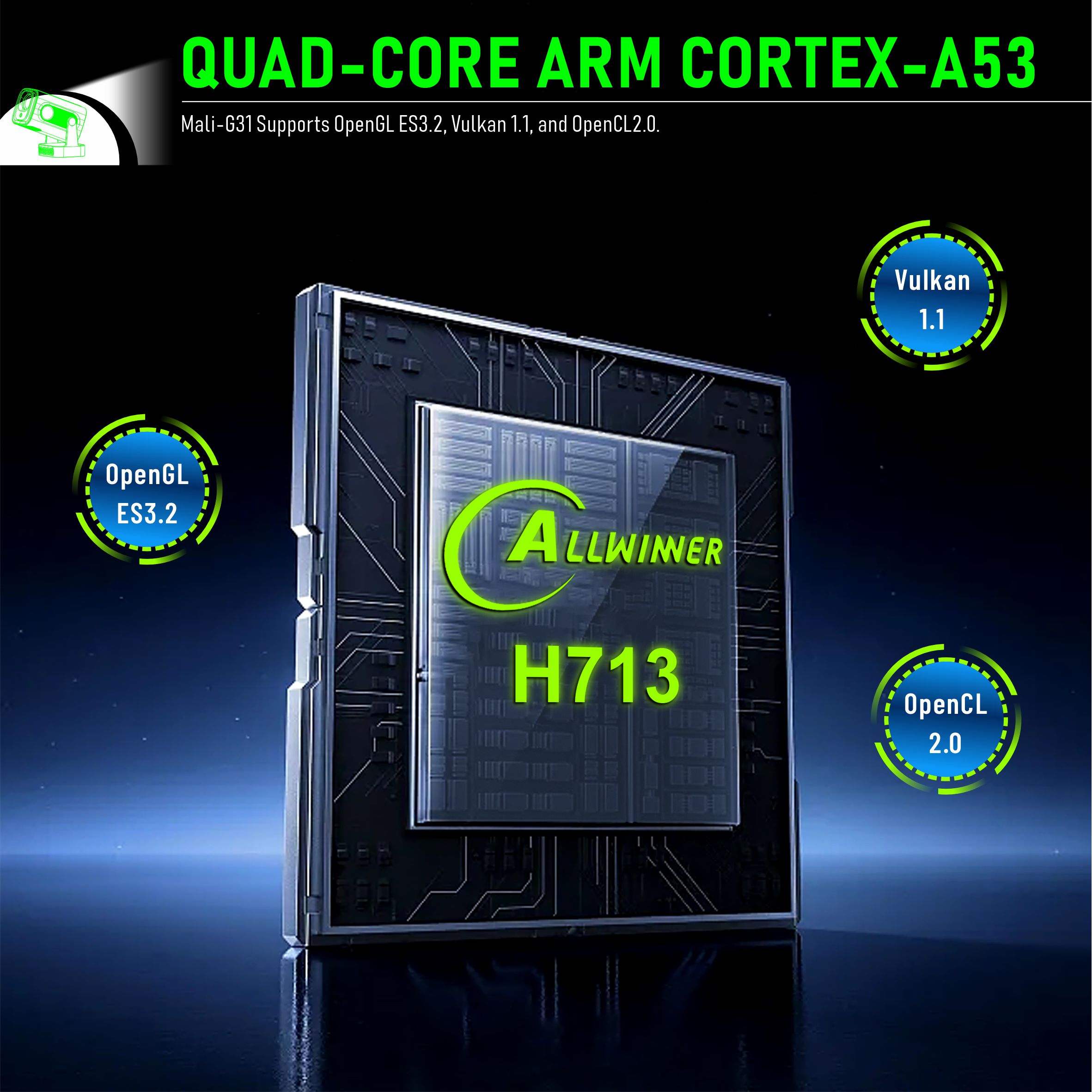 HY260Pro โปรเจ็กเตอร์อัจฉริยะ  - Home Cinema Quad บทวิจารณ์และราคา