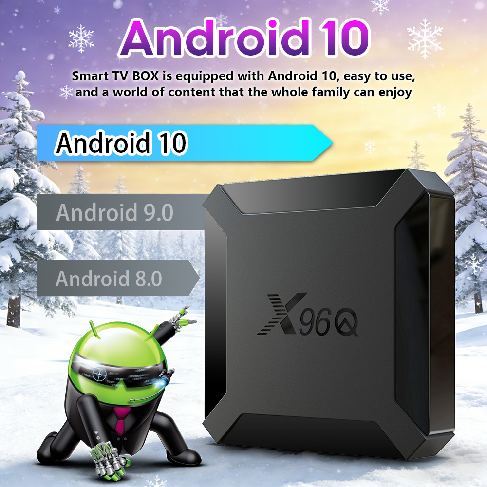 กล่องทีวีแอนดรอยด์ X96Q ระบบ Q - Home Cinema Quad บทวิจารณ์และราคา