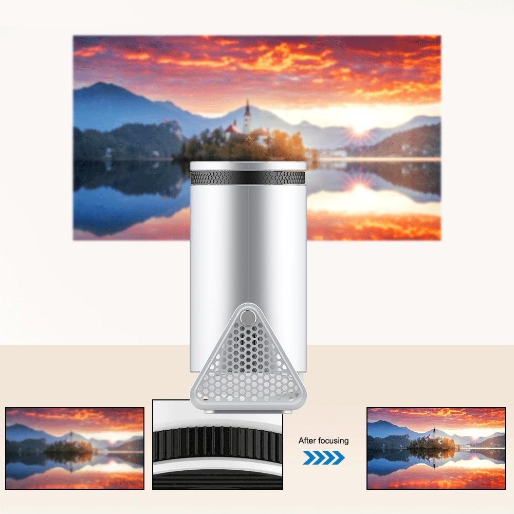 1 ชิ้นโปรเจคเตอร์ใหม่ H300 4K  - Home Cinema Quad บทวิจารณ์และราคา