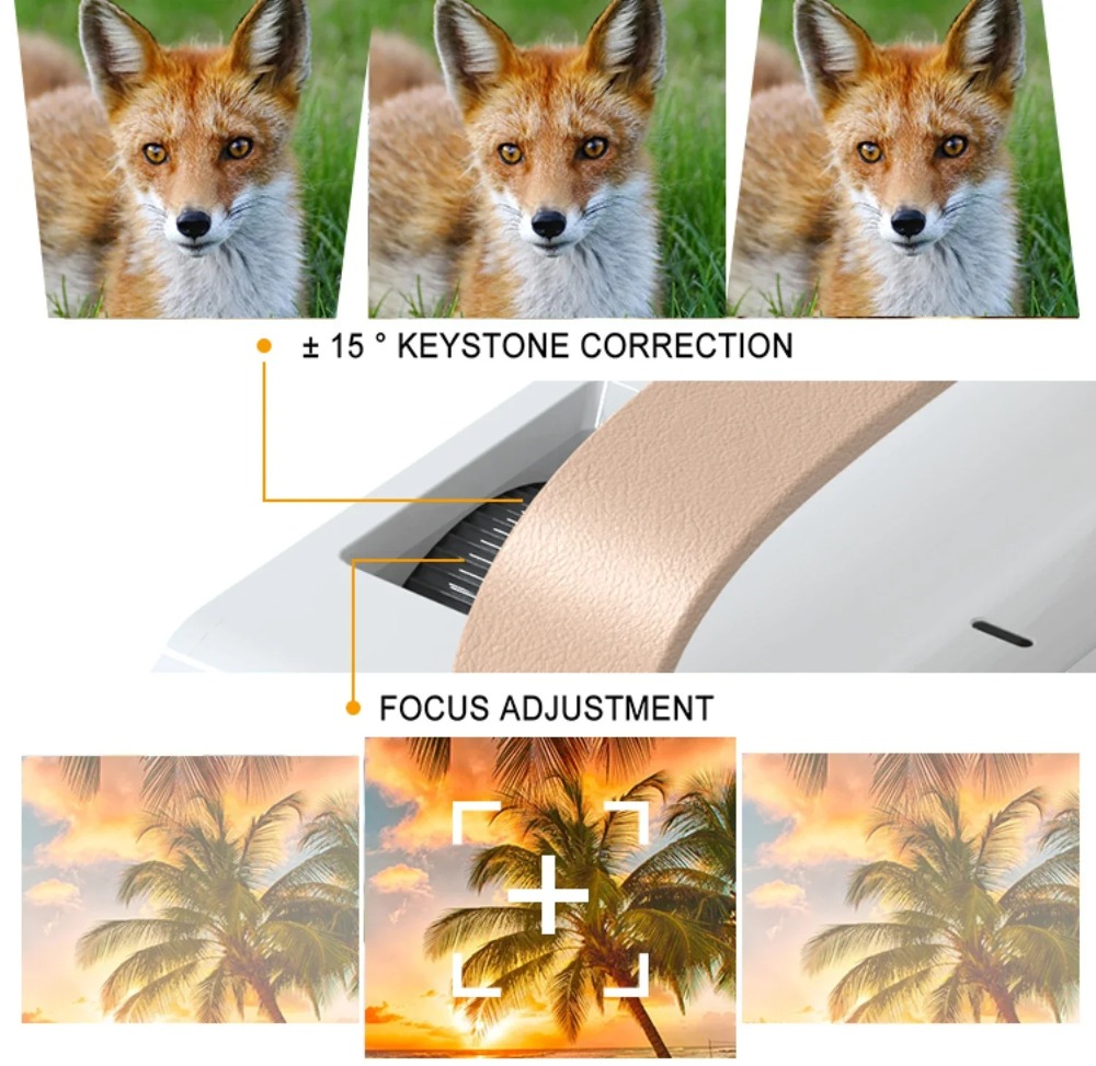 สมาร์ทแบบพกพา 4K โปรเจคเตอร์มิ - Home Cinema Led บทวิจารณ์และราคา
